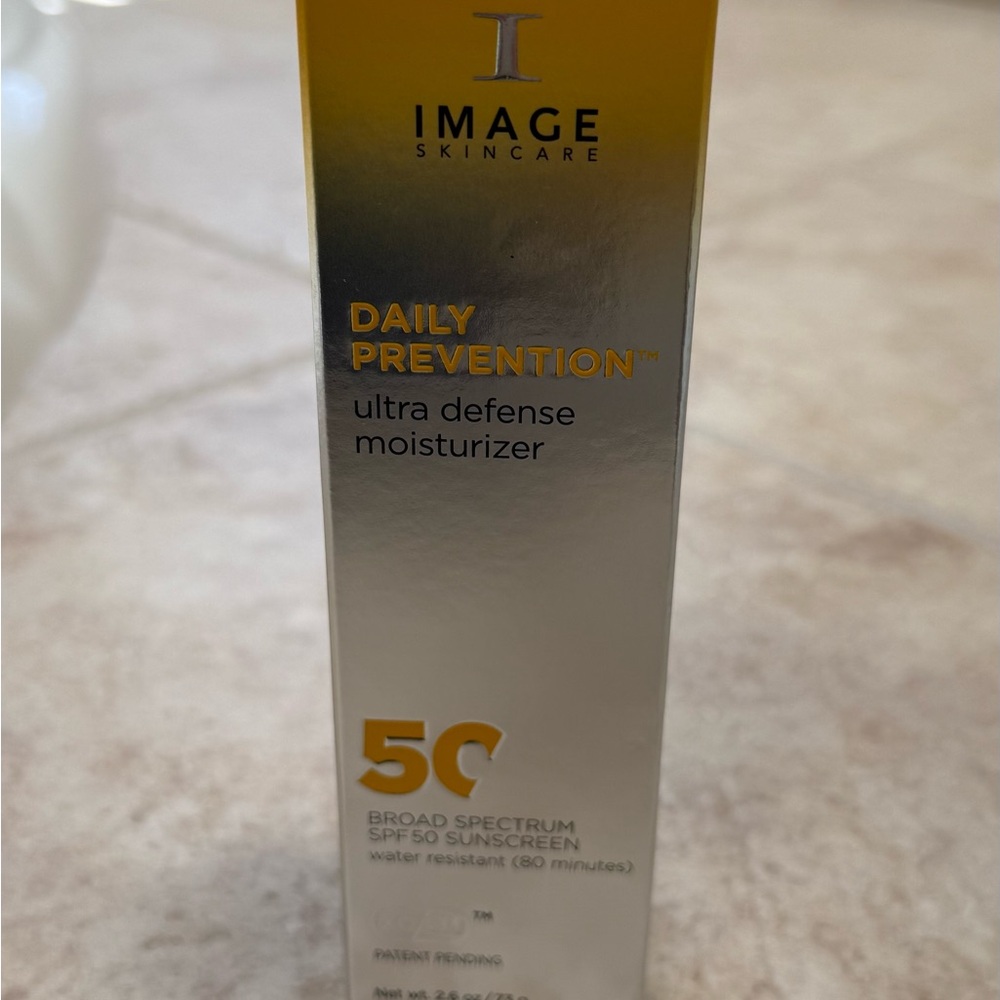 IMAGE Skincare Daily Prevention Ultra Defense Moisturizer SPF 50 — Gold & White